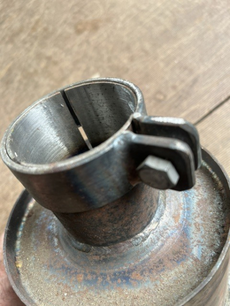 Luftfilter Aufsatz metall oder Schalldämpfer für Oldtimer Traktor 57 mm Aufsteckdurchmesser
