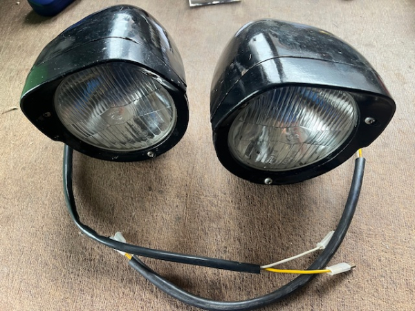 2x Scheinwerfer original UTB ELBA Romania aus Lagerbestand