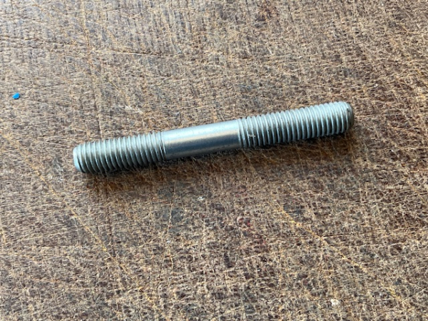 Stehbolzen 2x M10 Gewinde 85 mm gesamt
