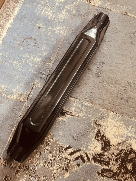 Auspuff emaille Schalldämpfer Traktor Fiat  innen 60mm z.B. 850 1000 1180 1300 90.90 100.90 ...  gesamt Länge 83 cm