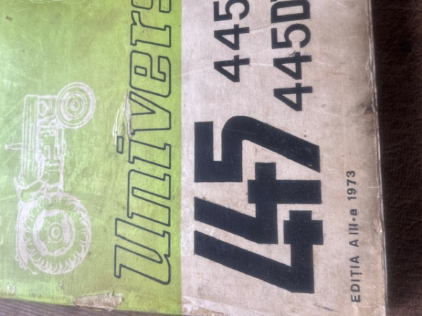 Großer Ersatzteilkatalog UTB 445 L V DT DTE Allrad 4x4 Fiat R450 original