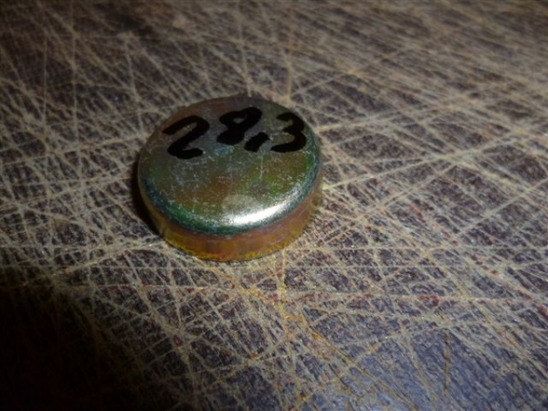 Froststopfen UTB TIH 28   28,4 mm