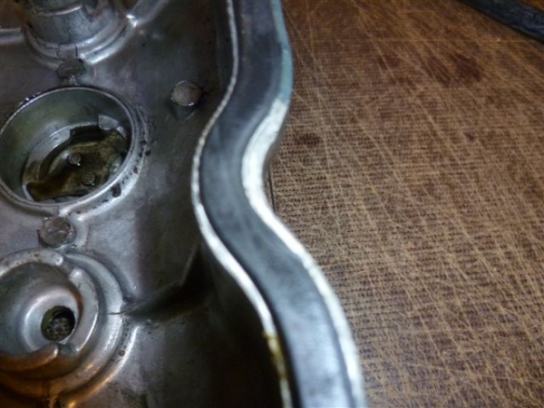 Ventildeckeldichtung innen 3 Zyl. Motor TIH UTB 445 + Fiat 400 420 450 480 540 ... mit 3 Zylinder Motor