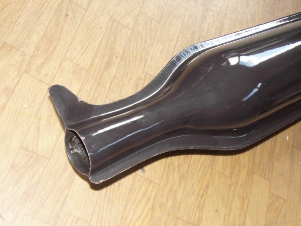 Auspuff emaille waagerecht horizontal Traktor UTB + Fiat 450 480 540 640 ...