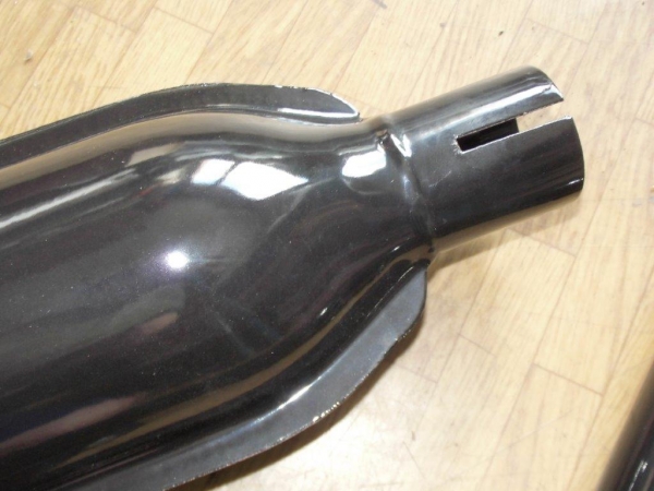 Auspuff emaille waagerecht horizontal Traktor UTB + Fiat 450 480 540 640 ...