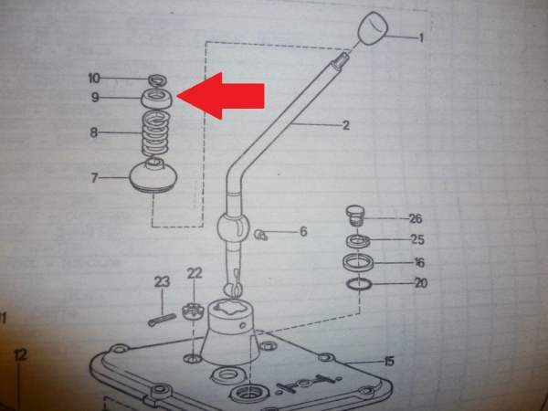 Blechring für Schalthebel UTB Fiat 415 450 480 540 640 480