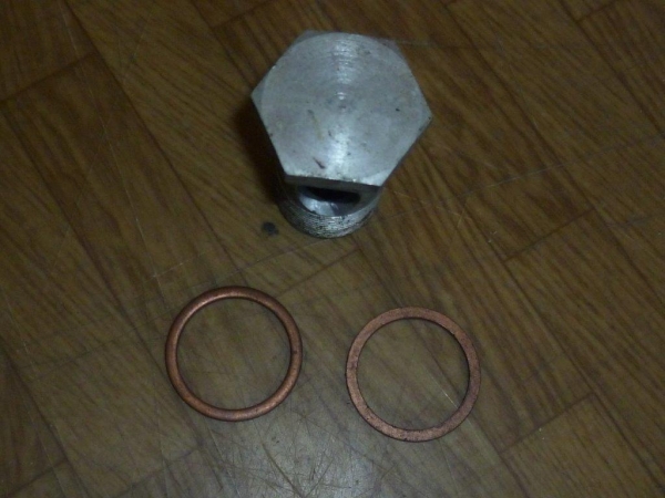 Hohlschraube M26 x 1,5 mit 2 Kupfer Dichtungen