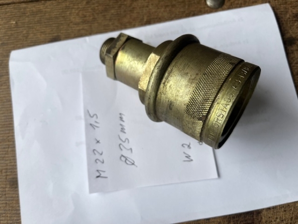 Kupplung für Hydraulikanschluß für Anhänger