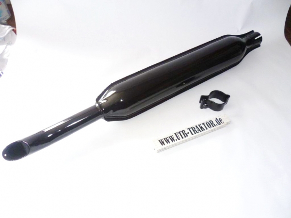 Auspuff für TIH+UTB + Fiat Emaille 89 cm
