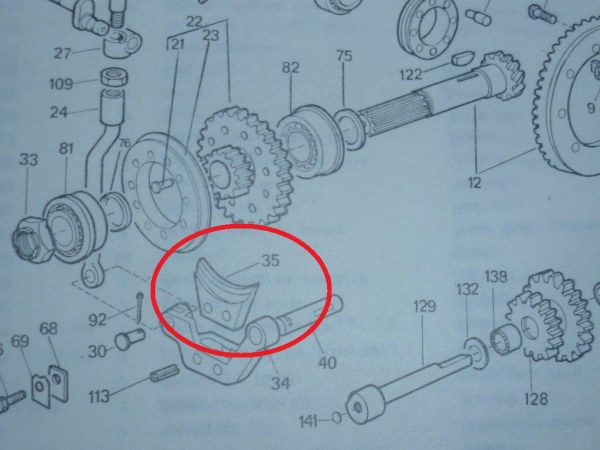 Bremsklotz Bremsbacke für Handbremse UTB U 445 550 1 Stück