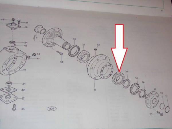 Kegelrollenlager UTB Traktor Fiat DT Allrad Vorderachse