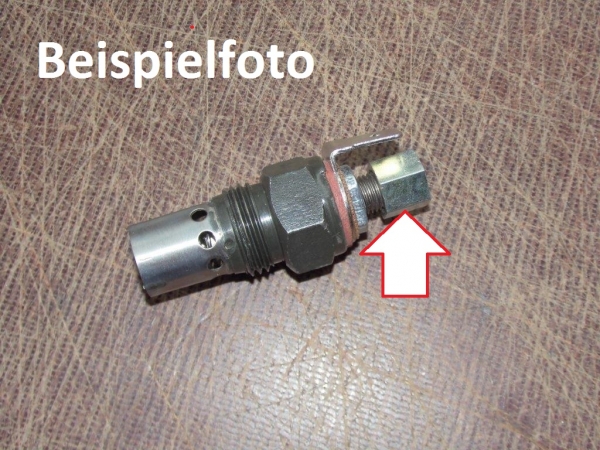 MUTTER 3/8-24UNF passend auf das Gewinde der Flammglühkerze UTB + Fiat 450 480 640 780 55.46, 65.46, 70.56