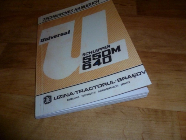 Technisches Handbuch UTB 550 + 640