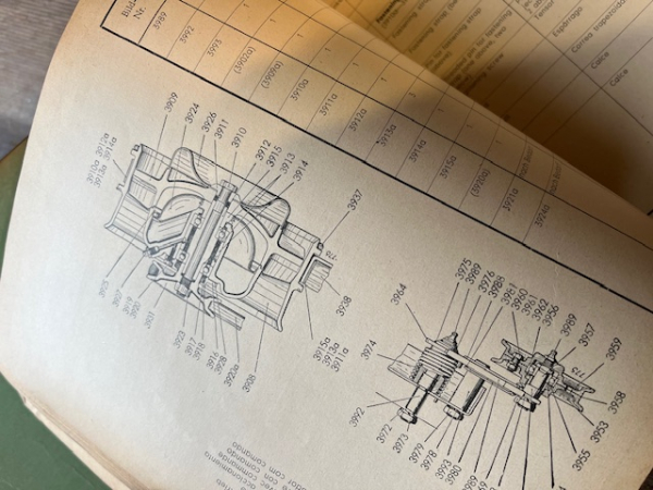 Klöckner Humboldt-Deutz AG Original Ersatzteil-Preisliste Deutz-Diesel-Schlepper F1L514/50