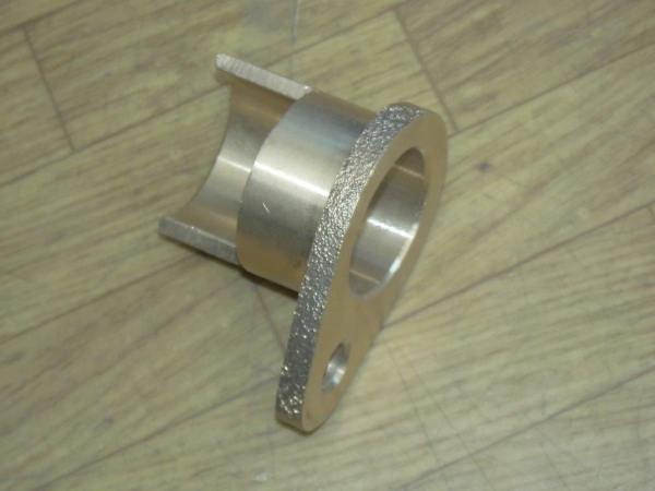 Lagerflansch Buchse links ausgespart für Bremse UTB Fiat 450 480 640 55.46 65.46 70.56