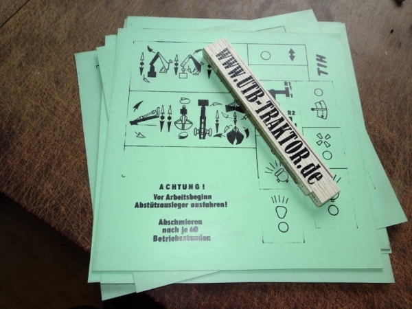 Bedien Anleitung TIH 445 original Symbole defekt 2. Wahl