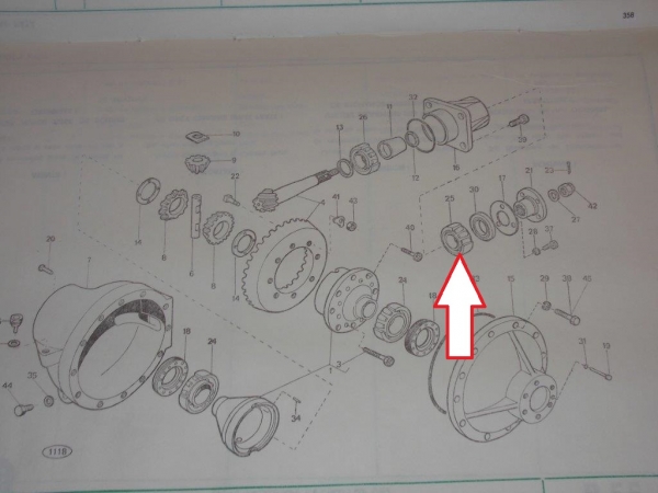 Kegelrollenlager UTB Traktor Fiat DT Allrad Vorderachse