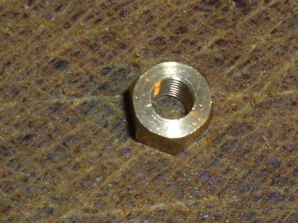 Krümmermutter Messing M8 UTB + TIH + Fiat 400 bis 640 ...