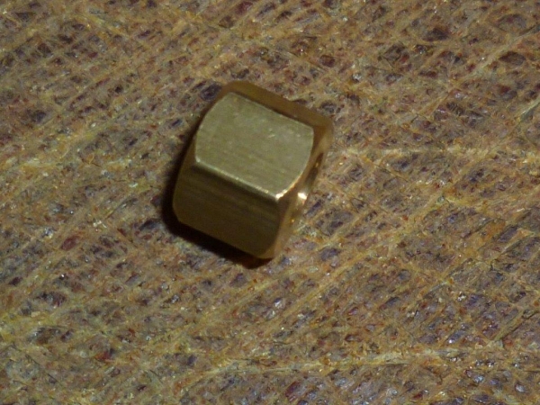 Krümmermutter Messing M8 UTB + TIH + Fiat 400 bis 640 ...