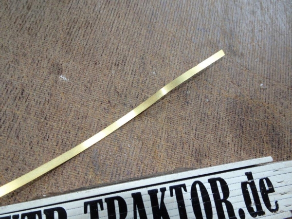 Messingband einlage als Stützring für Kopf Kraftheber UTB Fiat 411 415 . . .