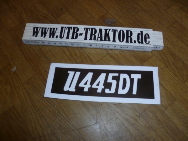Aufkleber U445 DT