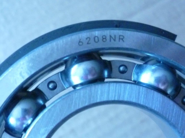 Kugellager Fiat UTB 6208 mit Nut + Ring für Getriebeeingangswelle