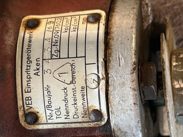 Hydraulik Versteller RS09 Gt124 org. DDR Lagerbestand