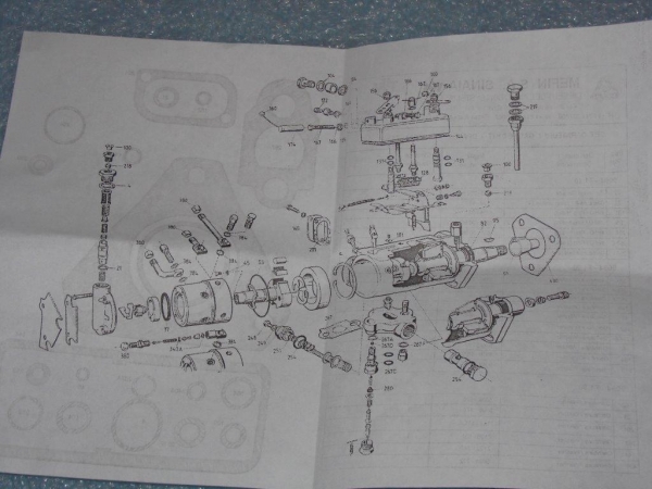 Dichtsatz Einspritzpumpe UTB TIH Fiat 400 420 450 480 540 500 550 640 R450