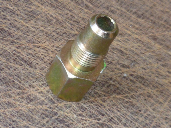 Verschraubung Adapter Hydraulikanschluß für Steuereinheit wenn Doppelwirkend UTB Fiat