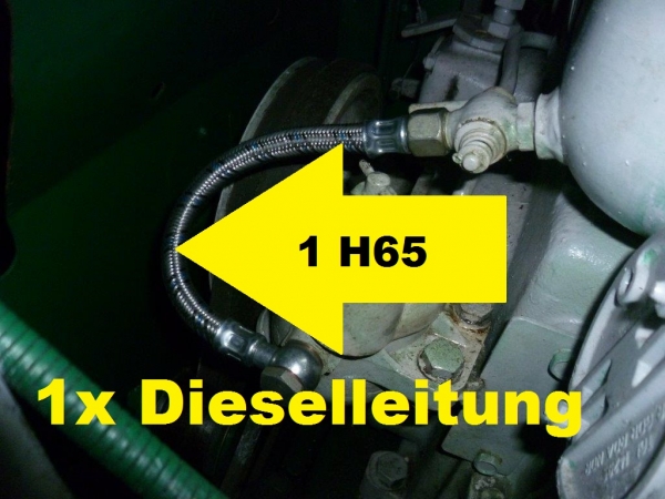 Dieselleitung Multicar M21 Motor 1H65