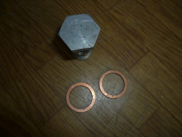 Hohlschraube M18 x 1,5 mit 2 Kupferdichtungen