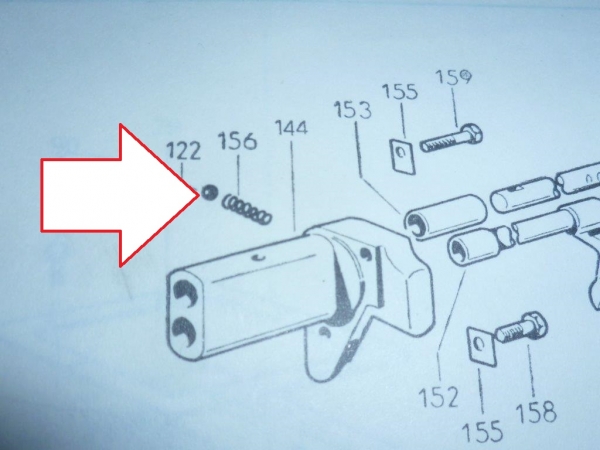 Kugel klein für Schaltgetriebe UTB TIH + Fiat