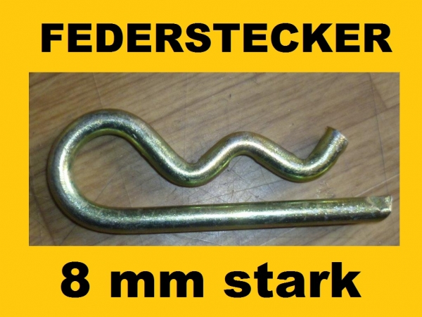 Federstecker 8 mm