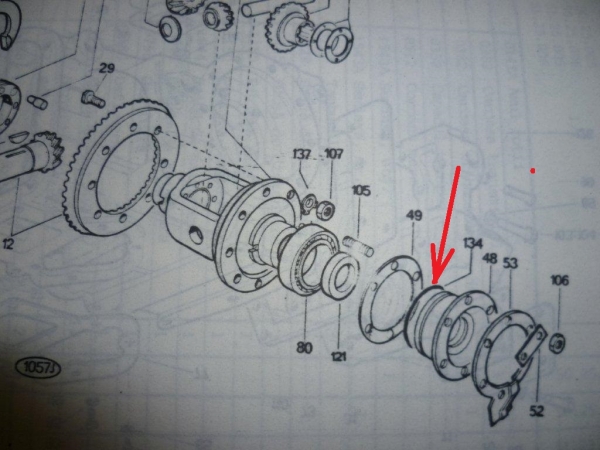 O- Ring  für Differenzial Abdichtung TIH + UTB + Fiat
