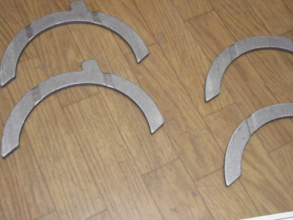 Beilagscheiben Ausgleichscheiben Kurbelwelle UTB TIH Fiat 480S 640 50 NC Übermaß 0,10