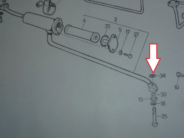 Dichtung O-Ring groß Hydraulik Saugleitung UTB