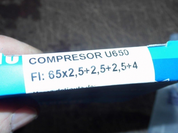 Kolbenringe für Kompressor UTB 65 mm Durchmesser