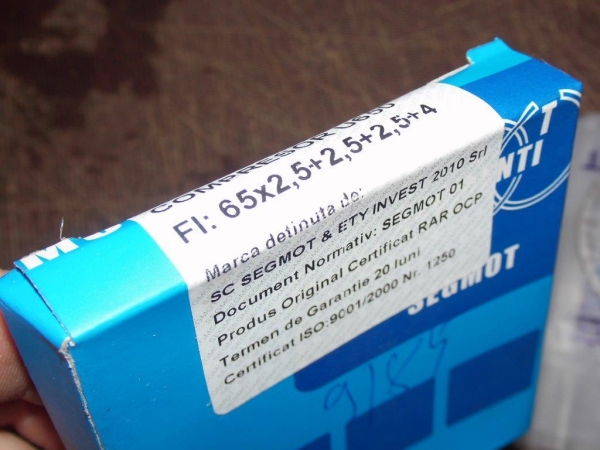 Kolbenringe für Kompressor UTB 65 mm Durchmesser