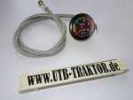 Öldruckmanometer + Leitung Traktor RS09 80cm,  mit Ringöse 10mm