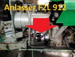 Anlasser Getriebeanlasser Starter Traktor Schlepper Deutz F2L912 z.B. im D3006  11er