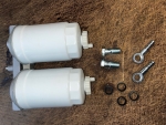 Dieselfilter Batterie Doppelfilter Traktor Fiat 90 Serie New Holland + 2x Tülle mit 10mm