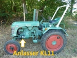 Anlasser Starter Getriebeanlasser für Schlepper Traktor Kramer KL 11