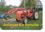 Anlasser Getriebeanlasser Traktor Porsche 217 218 219