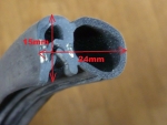 Dichtgummi Kanntengummi Klemmbereich 1 bis 3 mm