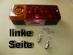 Rücklicht DDR IFA Links mit Leuchtmittel 12 V mit Kennz. beleucht.
