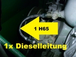 Dieselleitung Multicar M21 Motor 1H65