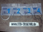 Kolbenringe für Kompressor UTB 65 mm Durchmesser